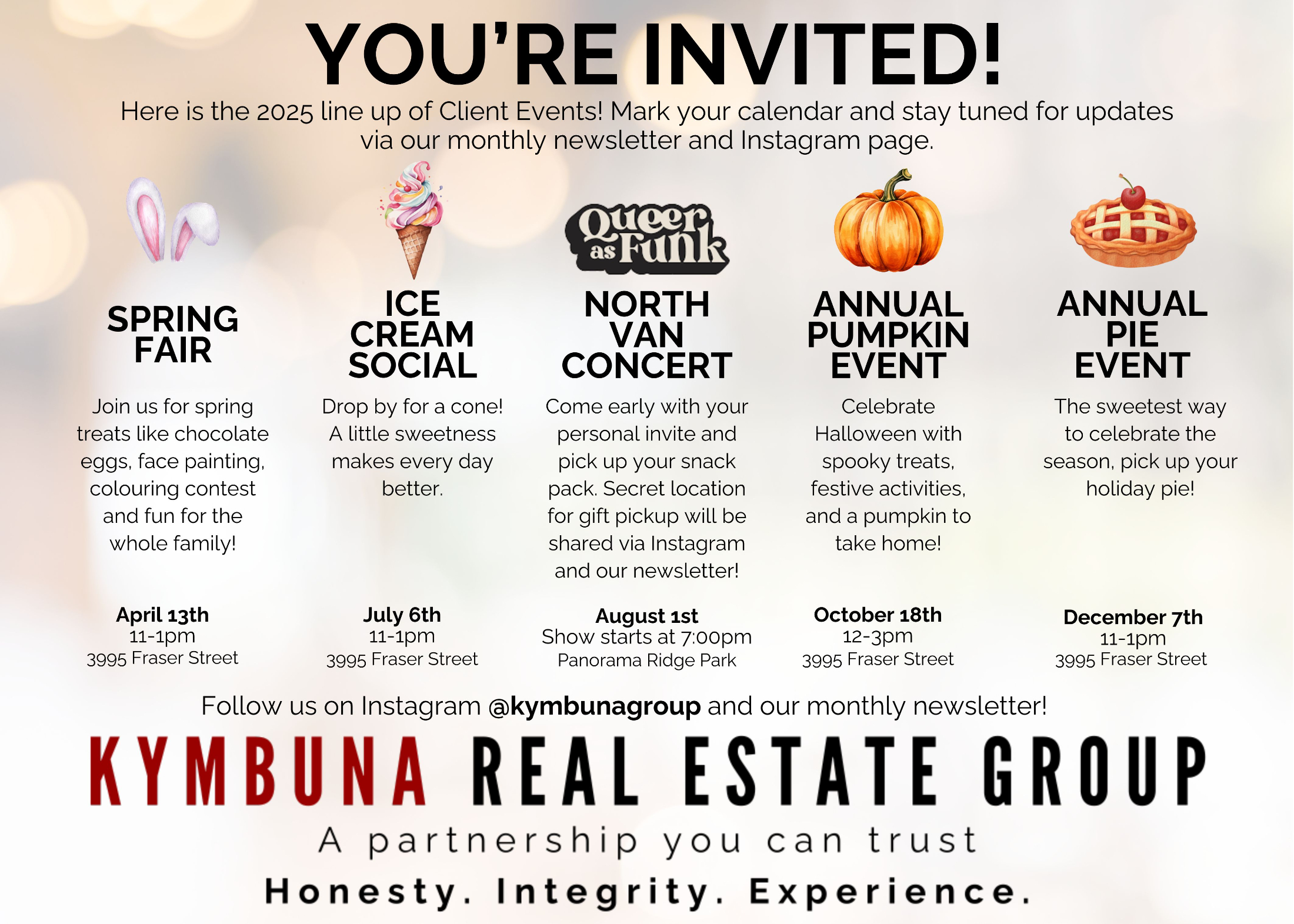 🎉 Exciting Events Happening at Kymbuna This Year! 🌟